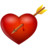 arrow and heart Icon